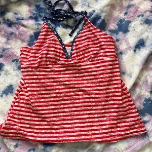 Mossimo American flag tankini swim top